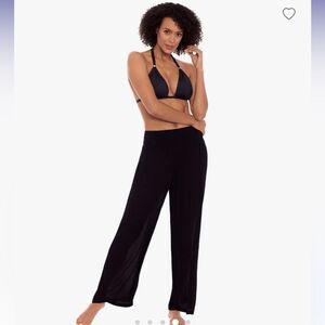 Lauren Ralph Lauren women’s crinkle rayon cover up pant